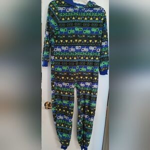 PJ Place Kids One Piece Hooded Pajama
